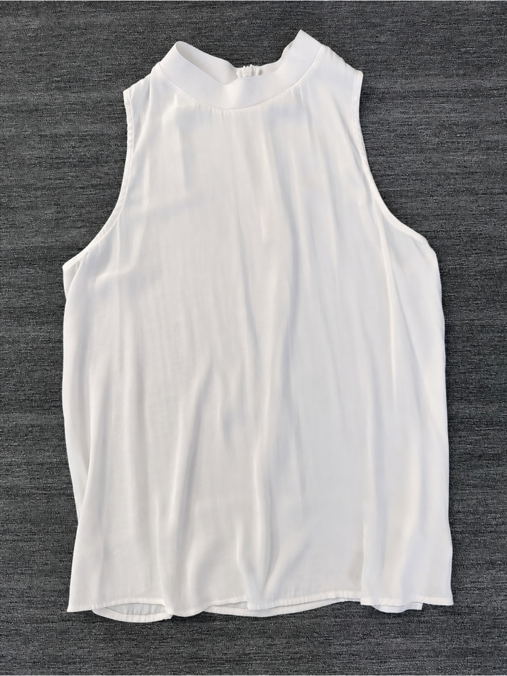a new day White Sleeveless Mock Neck Blouse